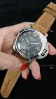 AAA Replica Luminor Panerai 10-Days GMT PAM 533 Watch Brown Leather Band (8)_th.jpg